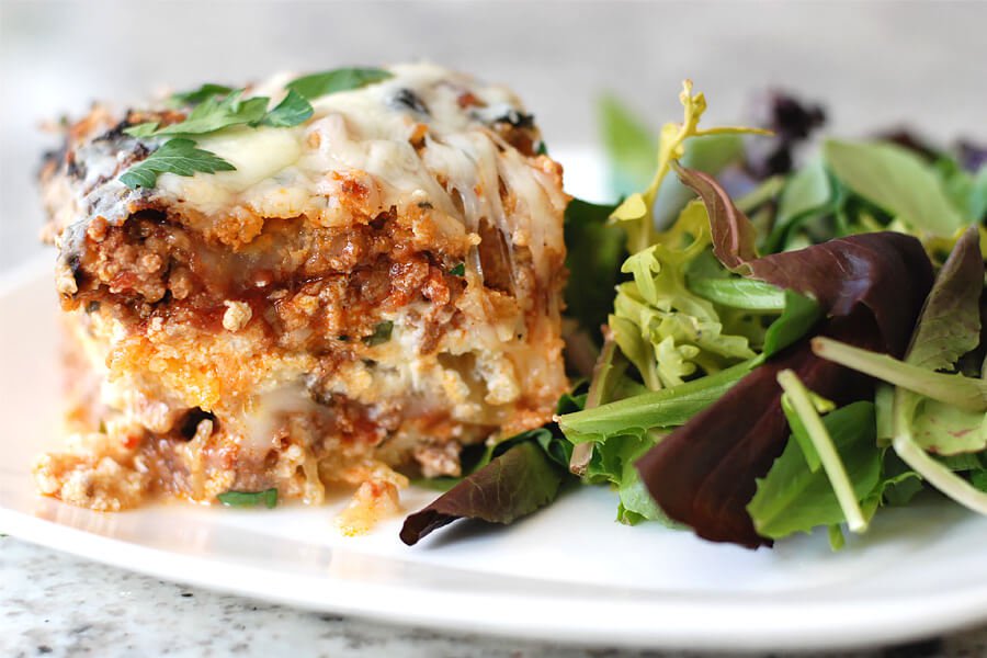 BAKED ZUCCHINI LASAGNA SPAGHETTI