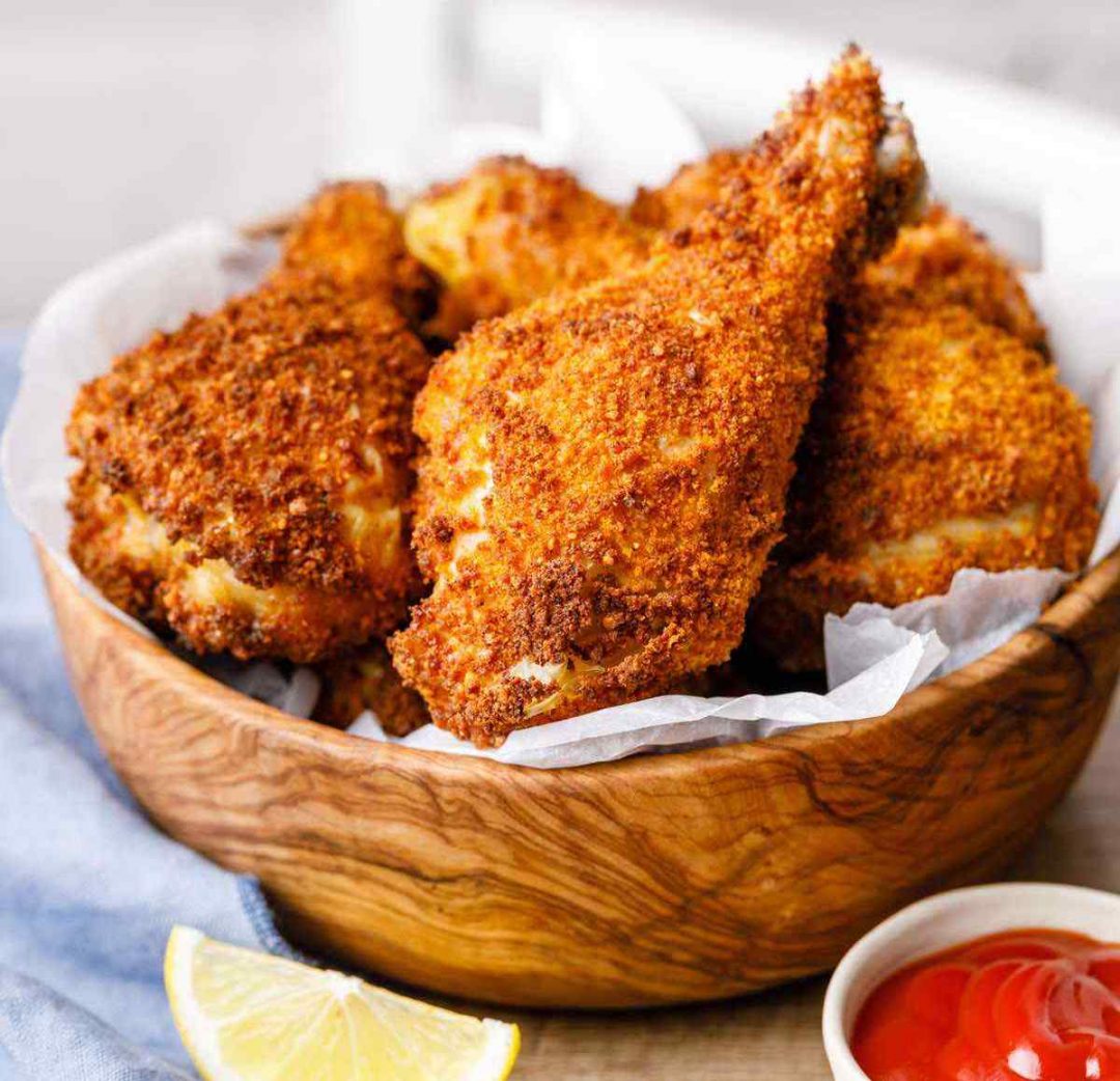 BREADED CHICKEN LEGS Keto Recipes Dinner Poultry