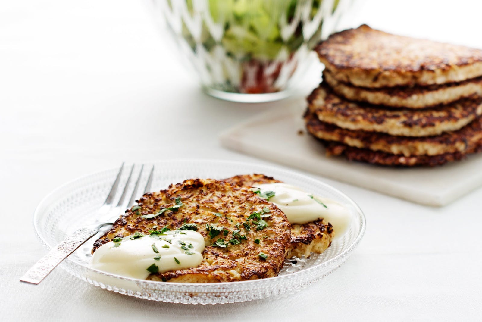 CAULIFLOWER FRITTERS