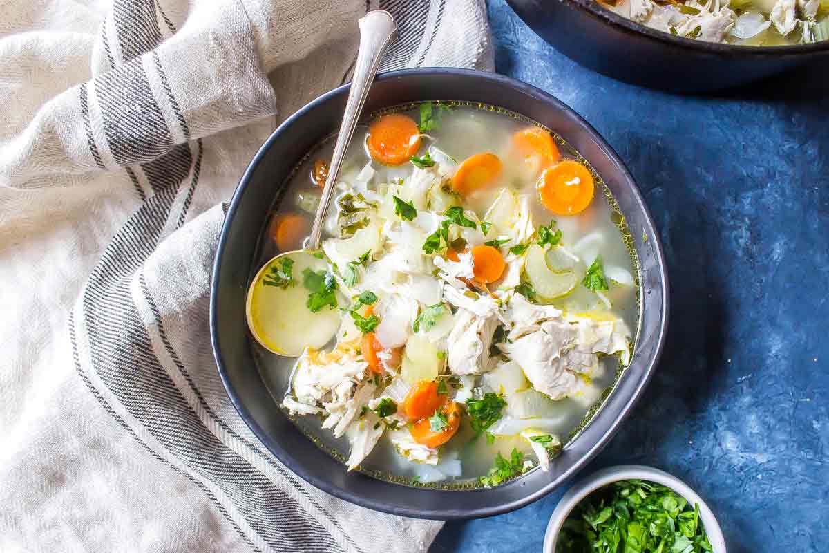 CHICKEN KETO SOUP RECIPE