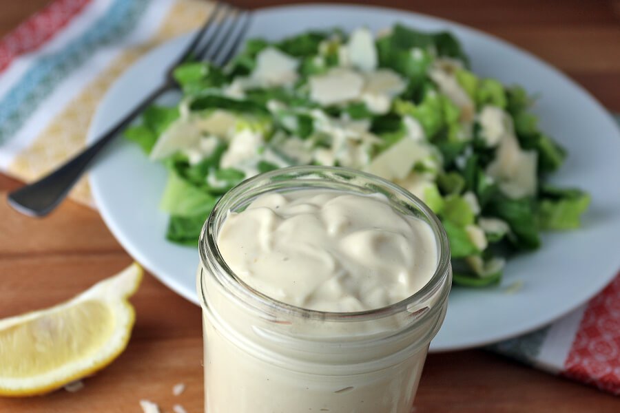 KETO-STYLE CAESAR SAUCE IN 5 MINUTES