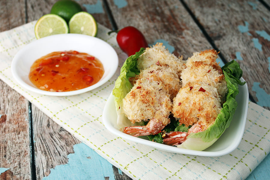 LOW-CARB COCONUT SHRIMP