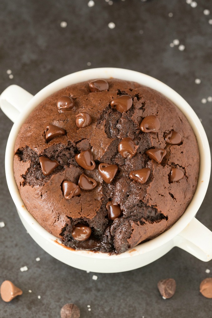 PUMPKIN BROWNIES IN A MUG