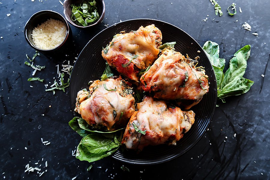 STUFFED CHICKEN BREASTS WITH MOZZARELLA