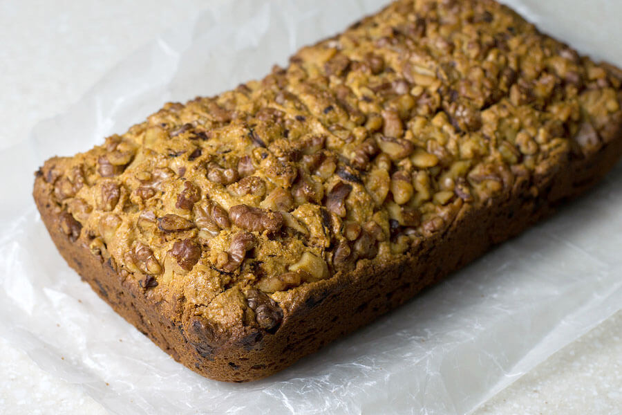 ZUCCHINI KETO BREAD WITH WALNUTS